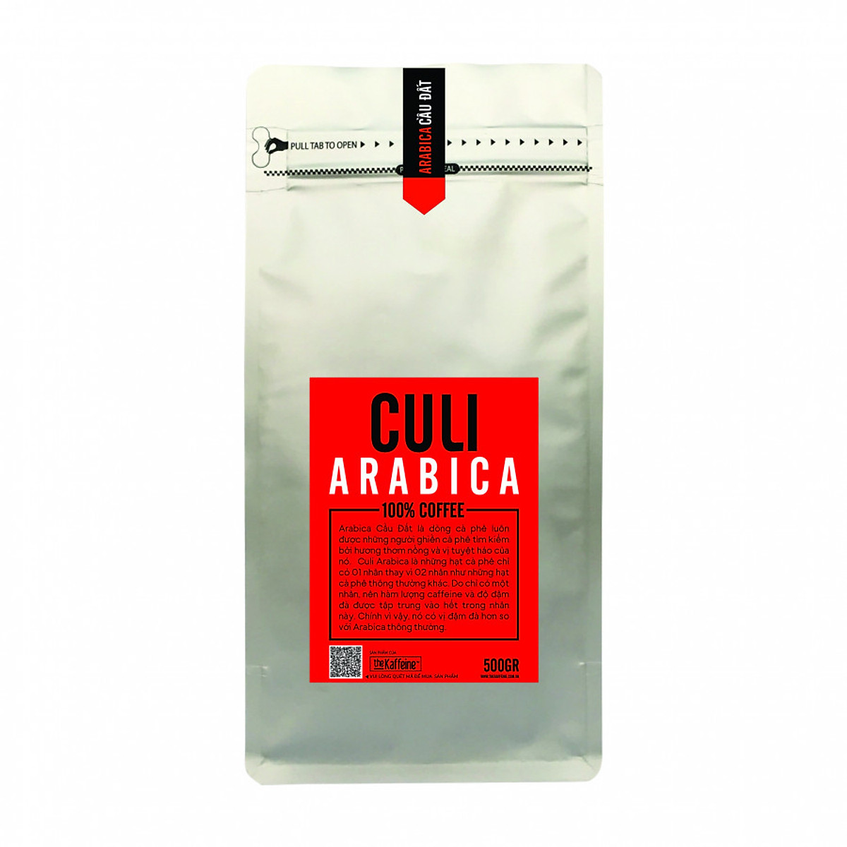 Cà phê Cuil Arabica Cầu Đất Rang Xay 500g - The Kaffeine