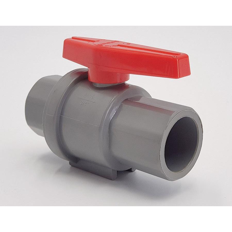 Bộ 5 van PVC 2 mảnh ghép siêu nhẹ có chân dùng cho ống nước 21mm Eurolife EL-VCC21