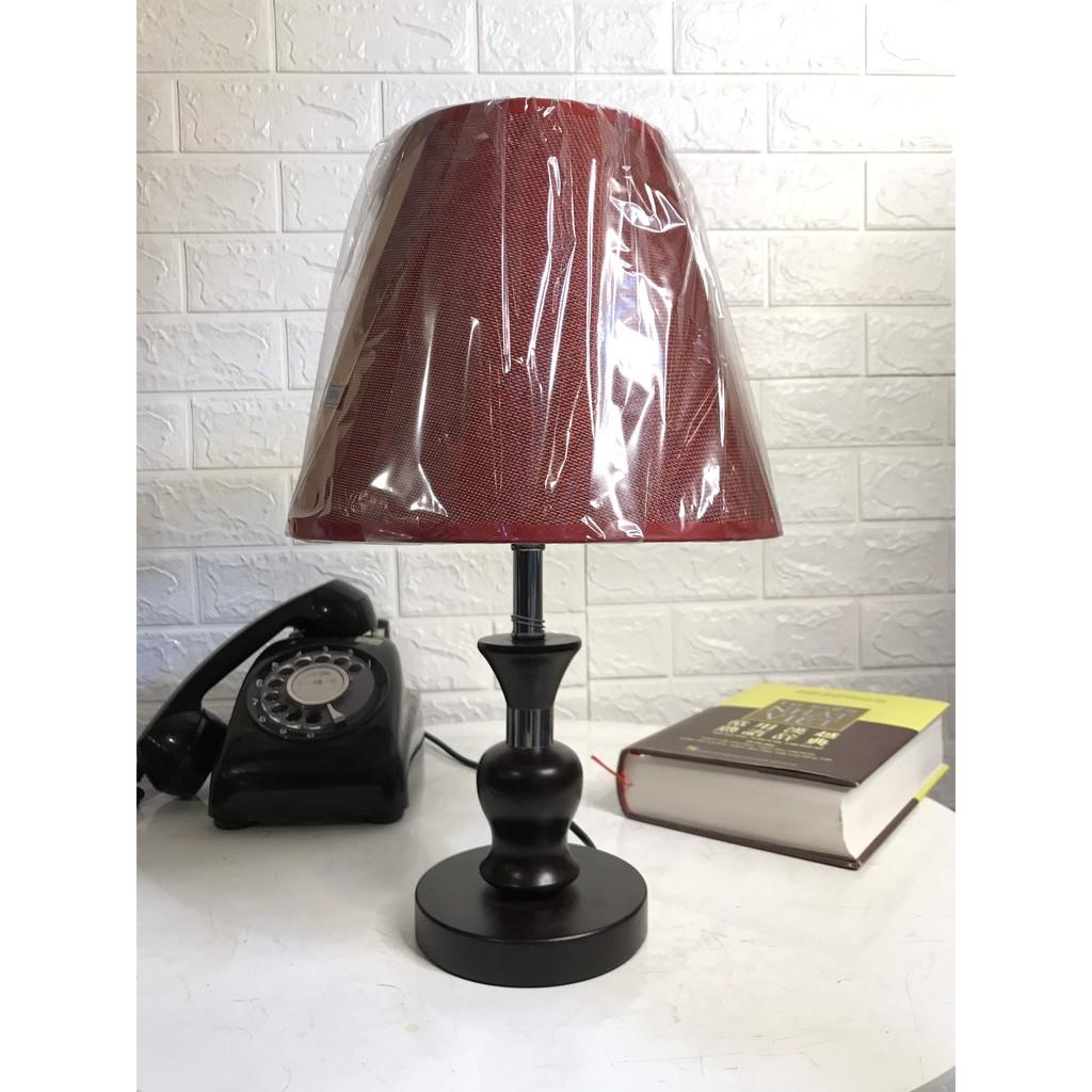 Table lamp-Đèn ngủ thân gỗ để bàn cao cấp-đèn ngủ khách sạn,decor trang trí