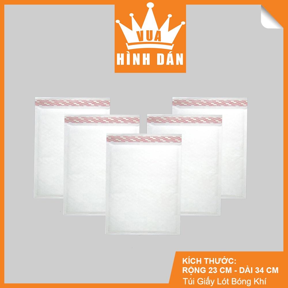 Set 5 túi Poly chống sốc / Túi giấy lót bóng khí 3 size 18x26,5 cm . 23x34 cm , 16x18 cm