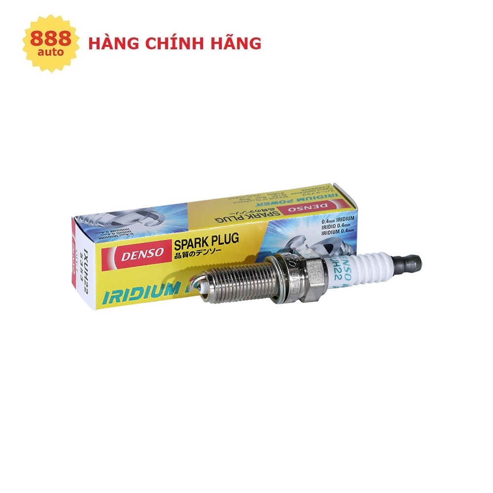 Bugi ô tô DENSO Iridium IXUH22, tiết kiệm nhiên liệu, cho xe BMW, Mercedes,Peugeot,Mitsubishi,Hyundai,Kia, Hyundai,Honda