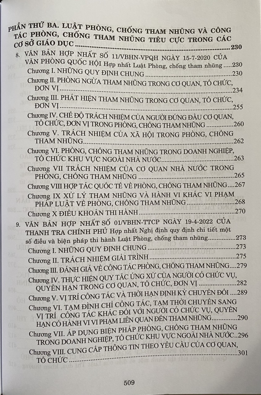 Cẩm nang công tác thanh tra, kiểm tra, xử lý các hành vi vi phạm đạo đức trong giáo dục và phòng chống tham nhũng tiêu cực, hướng dẫn công tác thi đua khen thưởng trong các cơ sở giáo dục