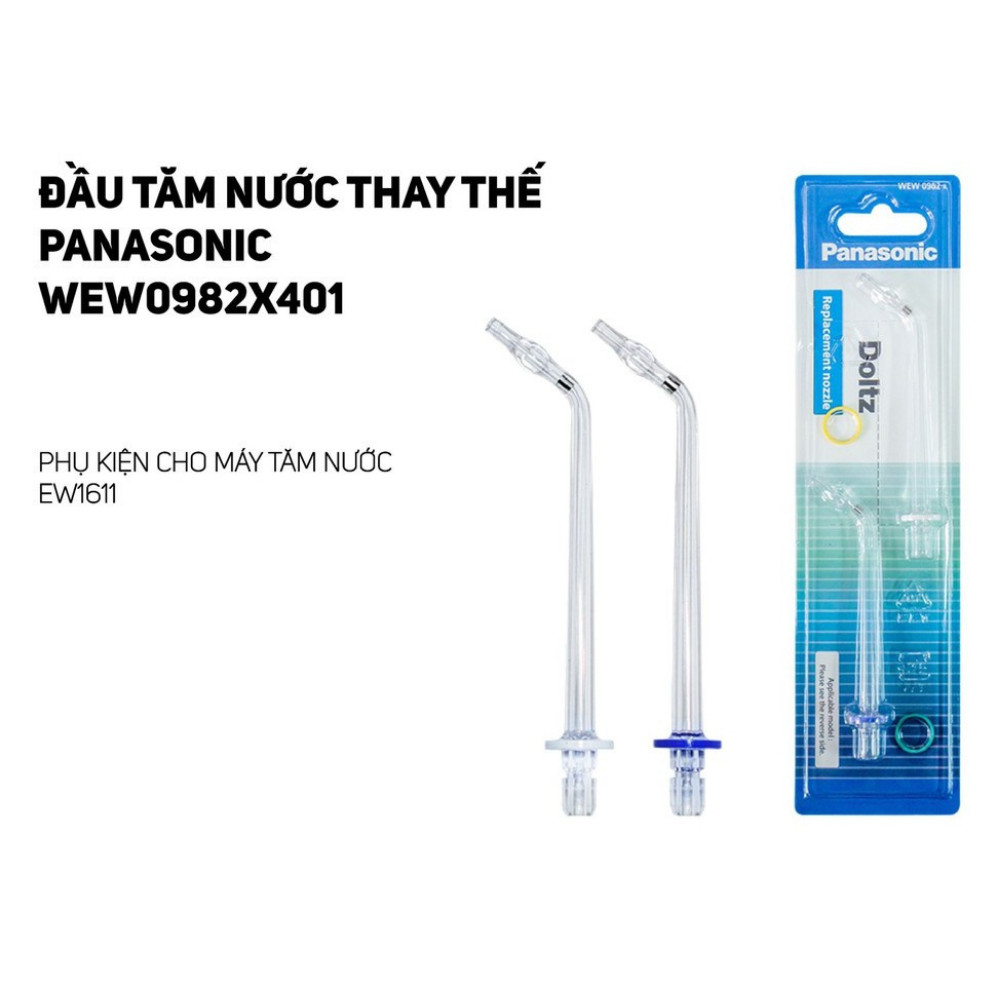 Đầu Tăm nước Thay Thế Panasonic WEW0982X401 – Phụ kiện cho máy tăm nước EW1611 - Hàng chính hãng