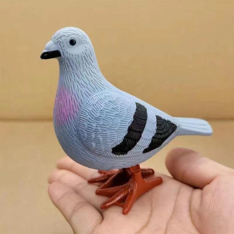 PVN50344 Đồ Chơi Lên Dây Cót Hình Chim Bồ Câu Nhảy Lò Xo Trang Trí Bàn Làm Việc Dành Cho Người Lớn Và Trẻ Em