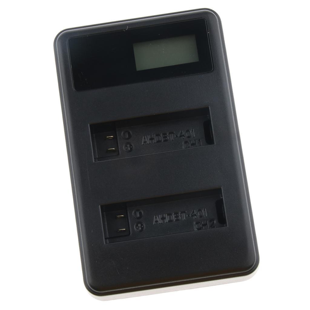 Dual Charging Battery Charger AHDBT-401 for Hero 4 Sports Cameras
