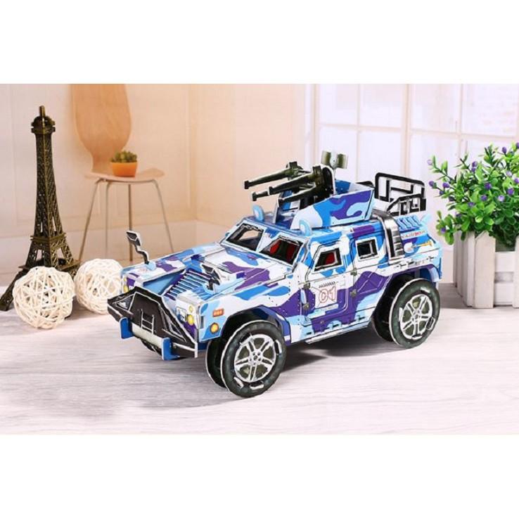 Ghép hình 3D - Xe quân sự