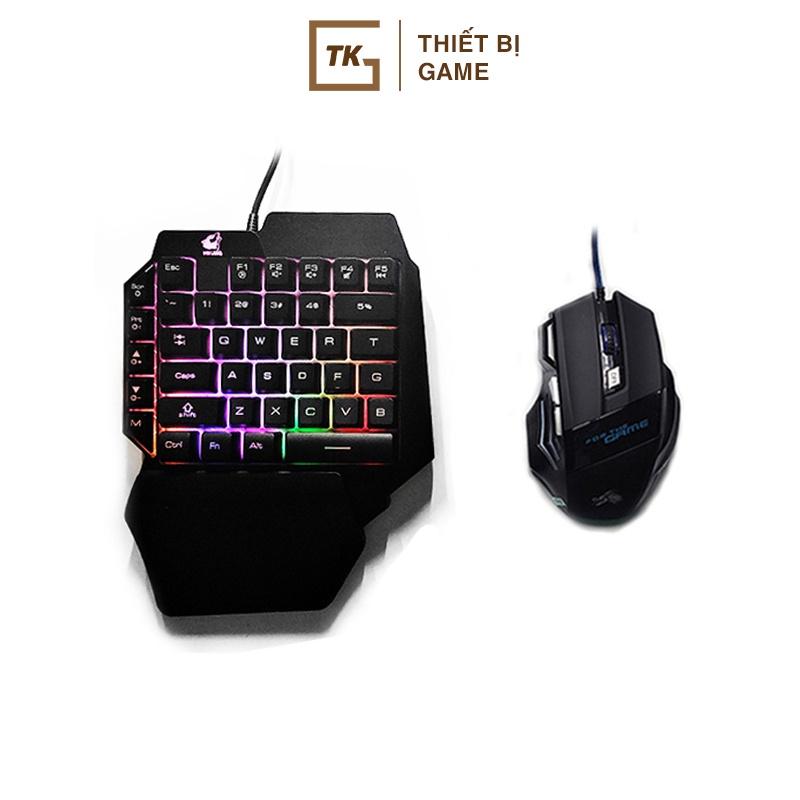 Combo bàn phím K15 chuột X3 chơi game FPS, Moba