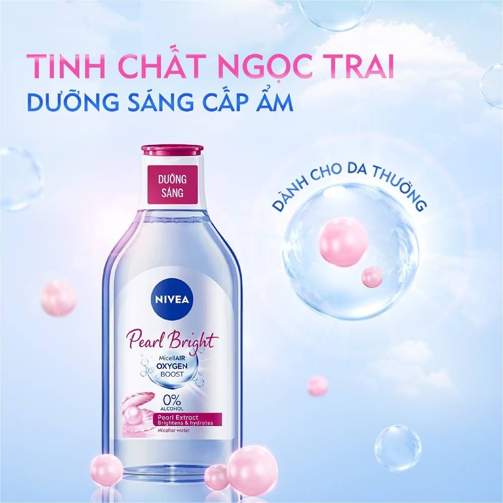 (B2B)Nước Tẩy Trang NIVEA Pearl Bright Sáng Da  Sạch Sâu (400 ml) - 84912