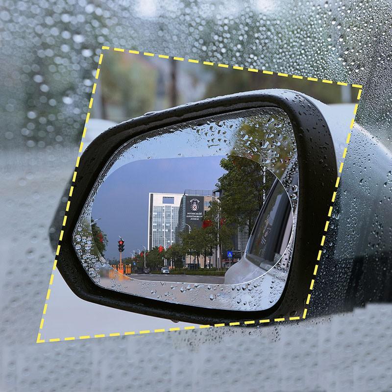 Bộ 4 Miếng Dán Nano Chống Đọng Nước Gương, Kính Ô Tô