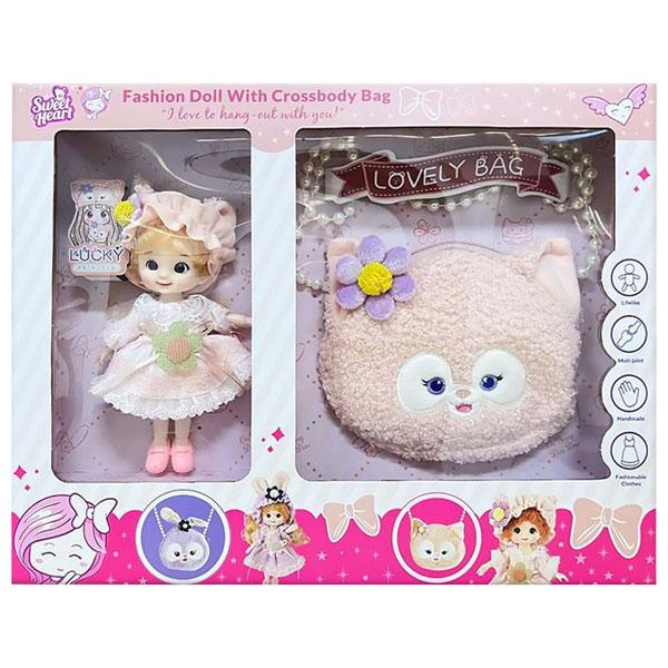 Bộ Túi Xách Cùng Búp Bê Hồng Đáng Yêu - Sweet Heart SH45