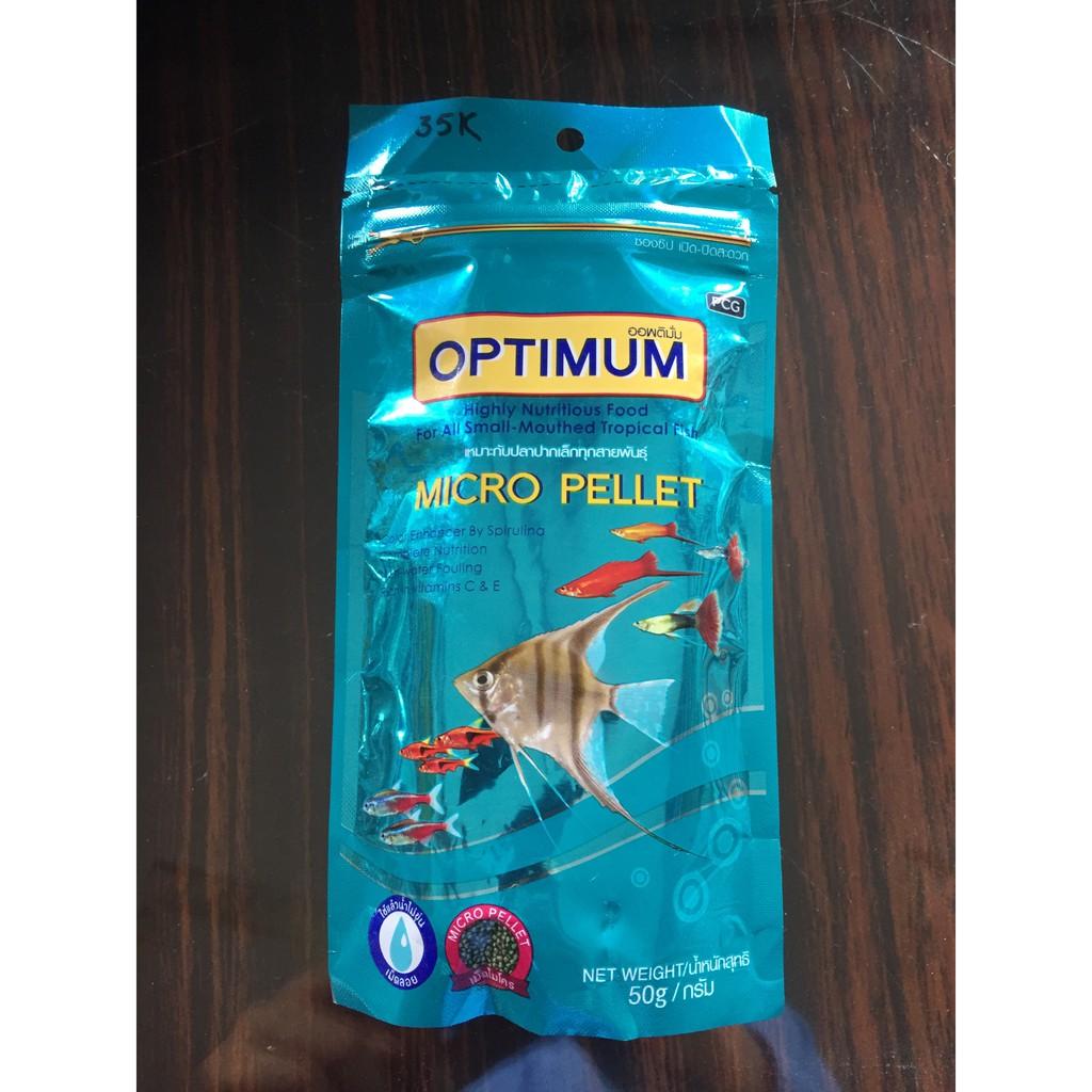 Cám Cá - Thức ăn cho cá Optimum - 50g - Thái lan