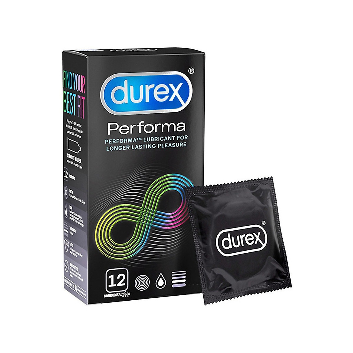 BCS Kéo Dài Thời Gian Cho Nam Durex Perfoma (H12) + Bao Cao Su Chống Xuất Tinh Sớm Tốt Nhất Nhất Power Men Longer Plus Type (H3) - Hàng Chính Hãng 100% - Che Tên Sản Phẩm