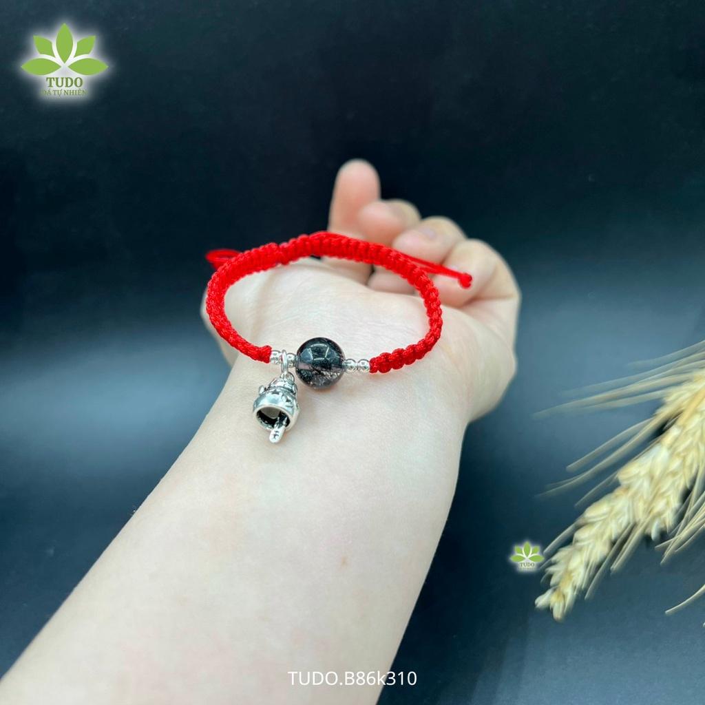 Vòng Tay Nữ Đẹp - Vòng Phong Thủy Đủ 5 Mệnh TUDO B86K310 Vòng Tết Chỉ Đỏ May Mắn Charm Mèo Tài Lộc