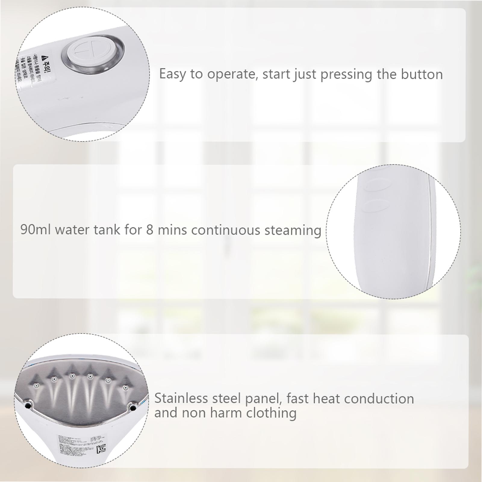 Máy ủi quần áo bằng hơi nước cầm tay 1500W Dung tích 90ml