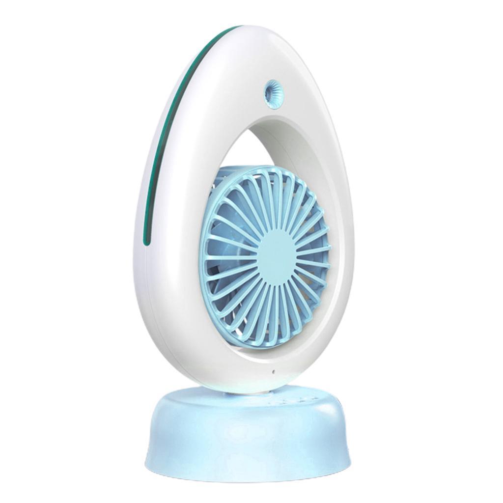 USB Fan Air Conditioner Spraying Mist Cooler Home Humidifier Handheld White