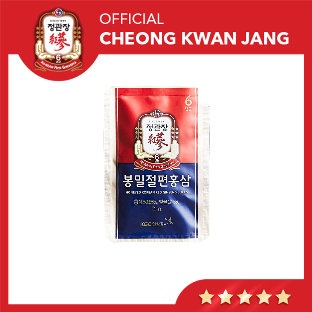 Hồng Sâm Hàn Quốc Cắt Lát Tẩm Mật Ong Thượng Hạng KGC Cheong Kwan Jang