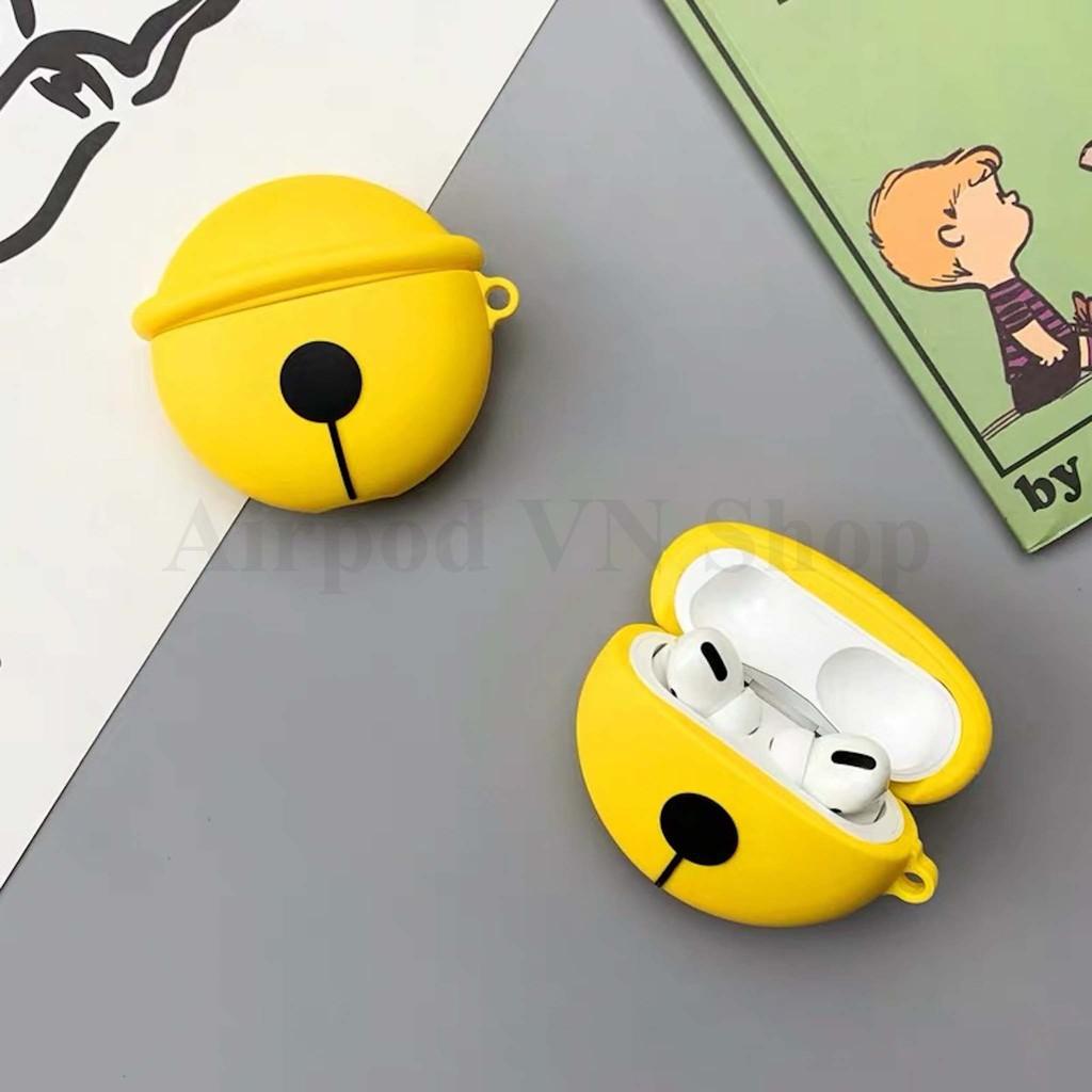 Bao Case Ốp dành cho Airpods 1/2, Airpods Pro Chuông doremon cao cấp