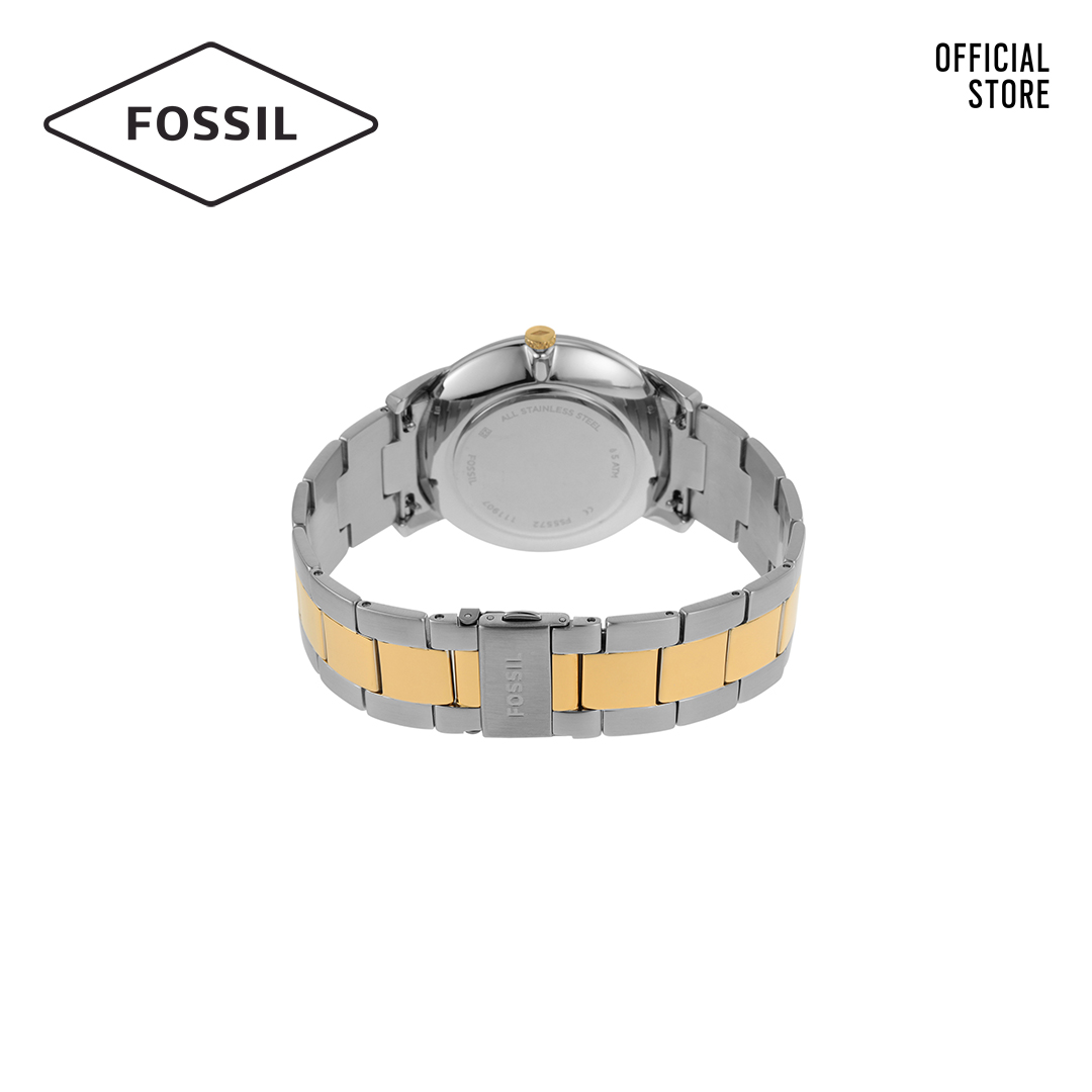 Đồng hồ nam FOSSIL Minimalist dây thép không gỉ FS5572 - màu vàng