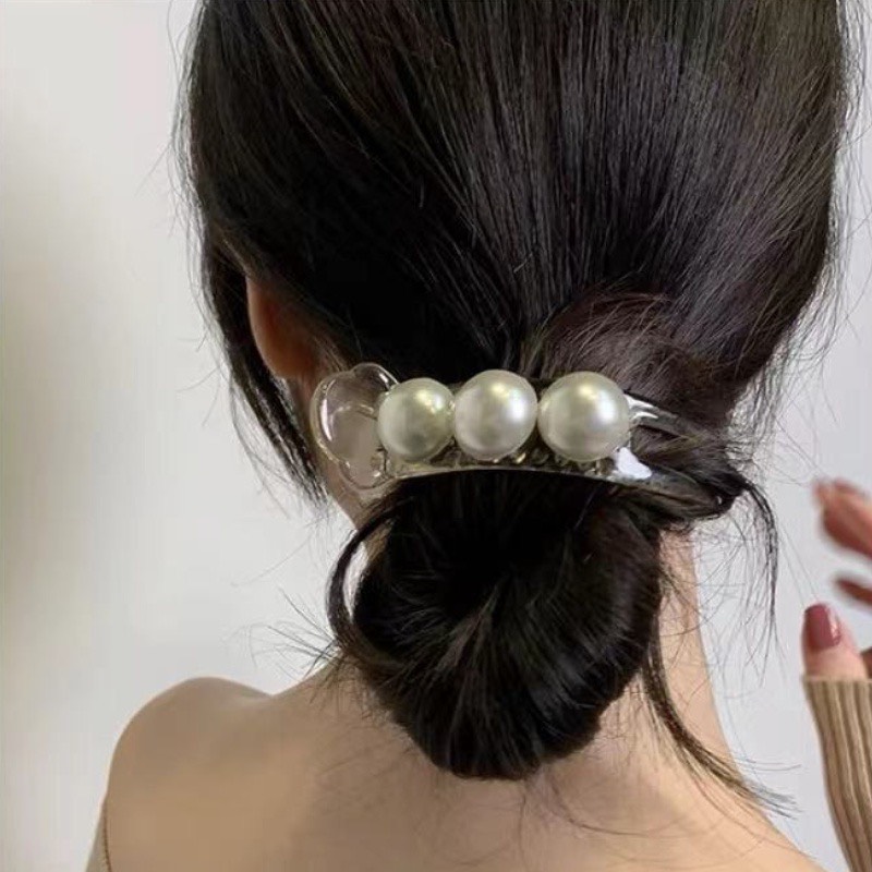Kẹp Tóc Đính Ngọc Trai Xinh Xắn