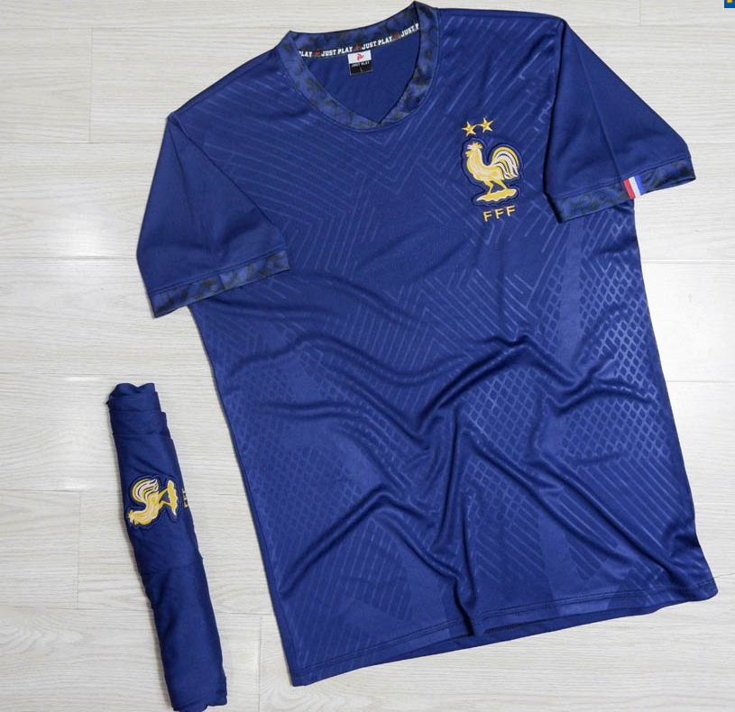 Quần áo bóng đá JP Đội tuyển Pháp 2022 xanh đen