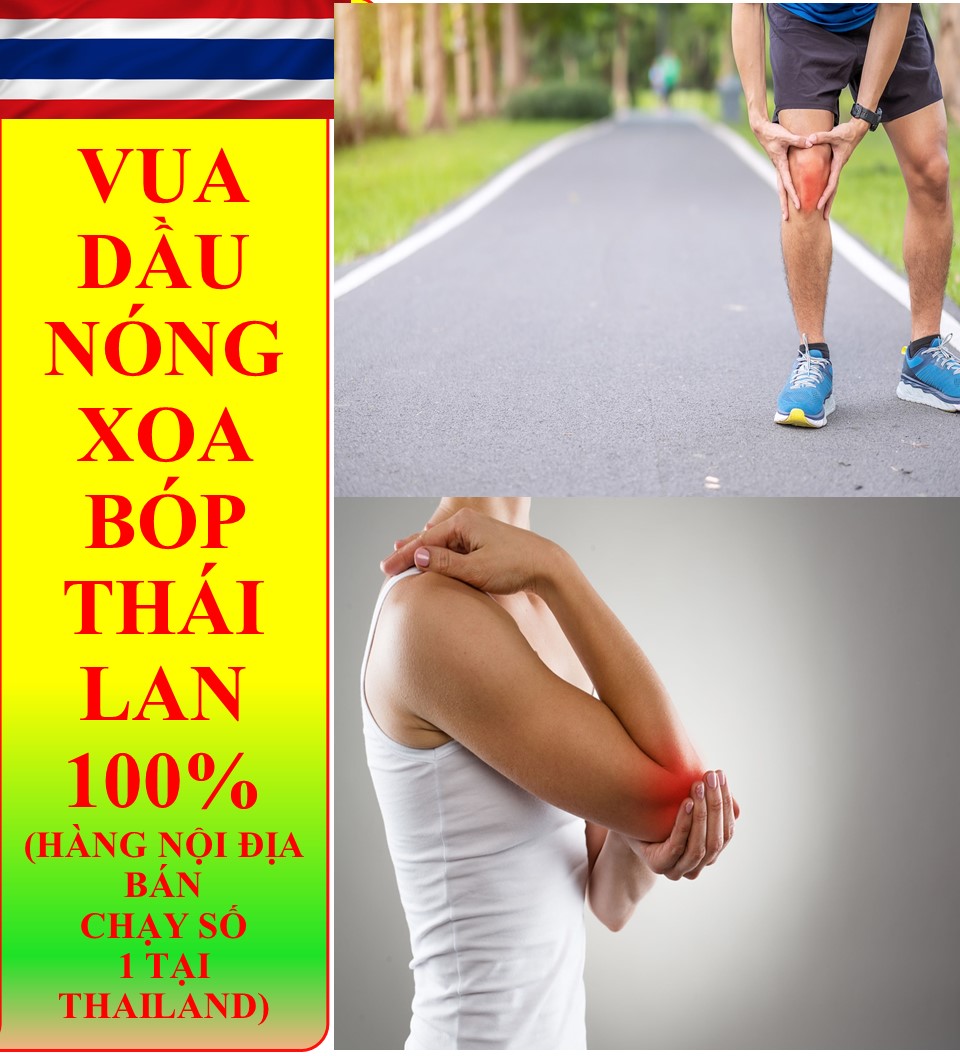 CHAI DẦU NÓNG XOA BÓP CÁ SẤU TRỊ ĐAU NHỨC TAY CHÂN - CAM KẾT HÀNG THẬT THAILAND 100