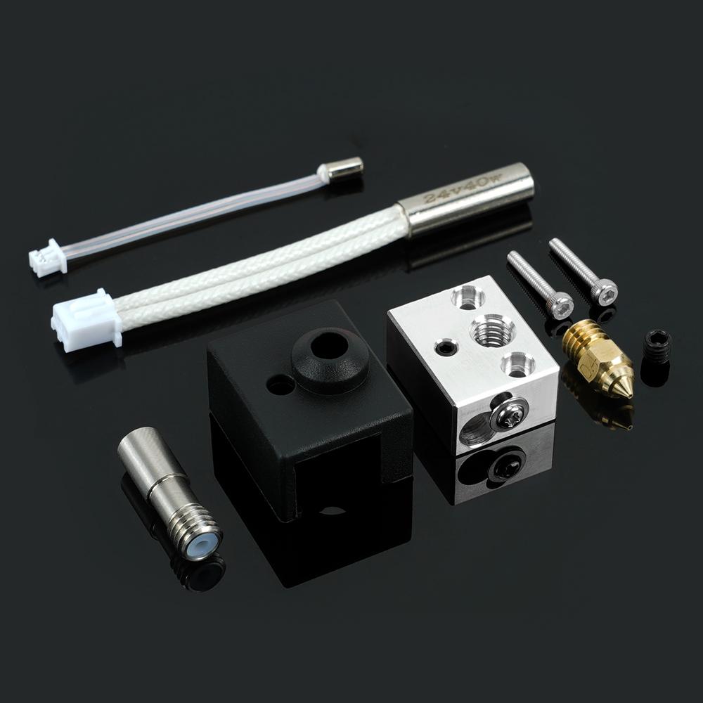 Lưỡng Kim Nhiệt Phá Họng Hotend Bộ 24V 40W Đùn Bộ J-Đầu Thép Không Gỉ 1.75Mm Cho Ender 3 S1 S1 Pro Hotend 3D Máy In