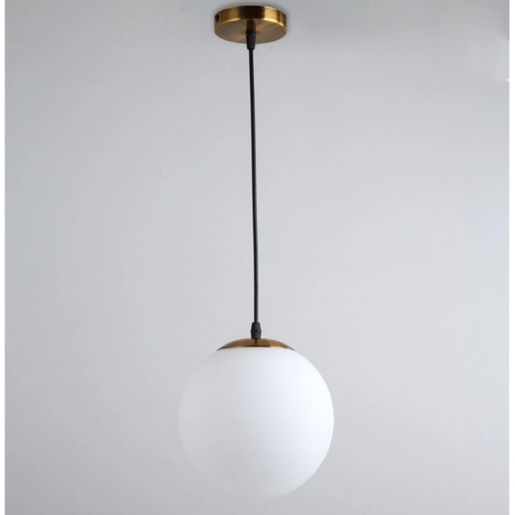 Đèn thả khối cầu thủy tinh xi sứ hiện đại chưa bao gồm bóng đèn THCN 207-20