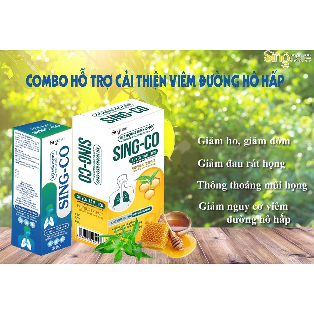 Xịt Mũi Họng SING-CO -Xịt Sạch, Thông Mũi 70ML