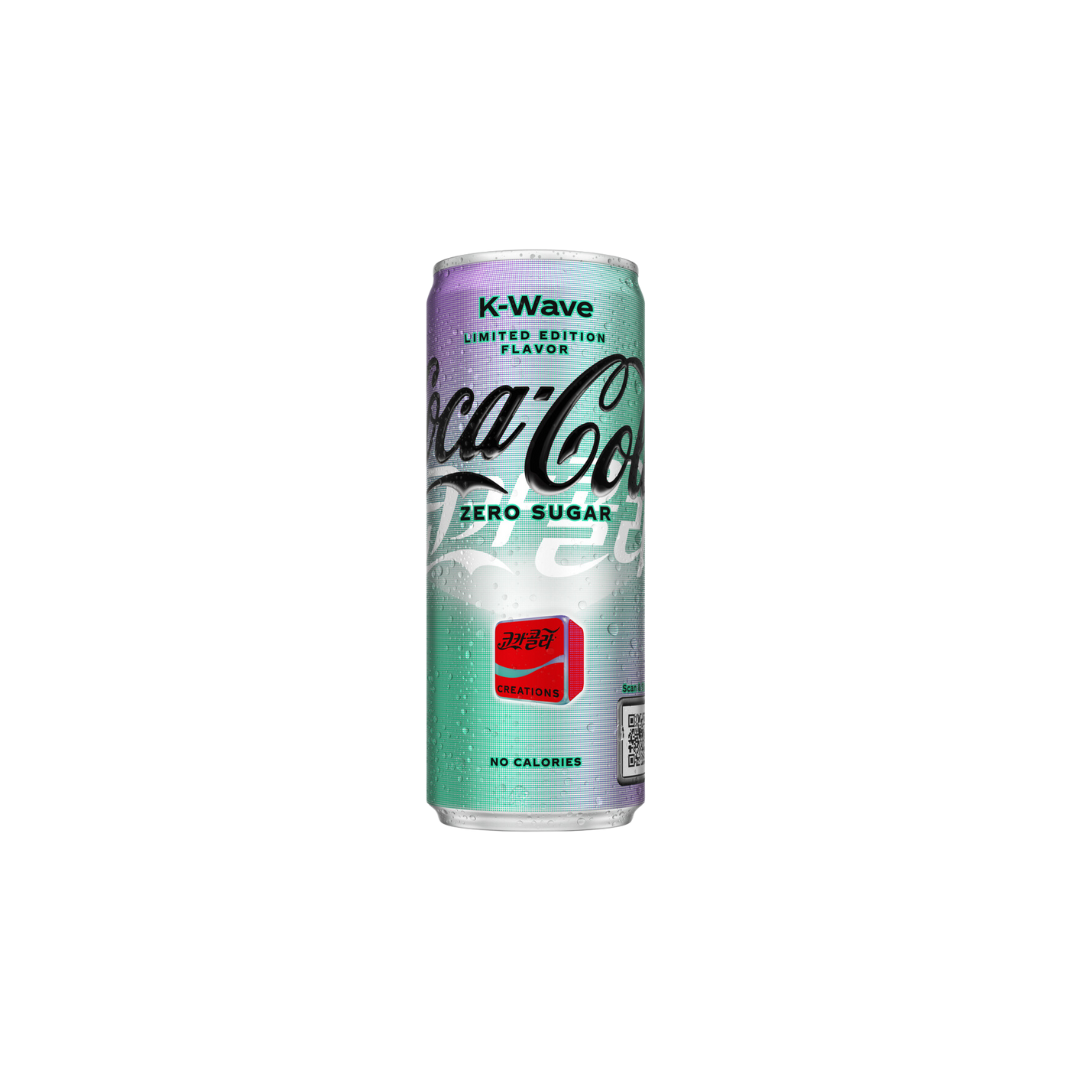 [QUÀ TẶNG KHÔNG BÁN] Lon Nước Giải Khát Không Đường Coca-Cola Zero K-Wave 320m/lon Sale 25.3 Phiên Bản Giới Hạn