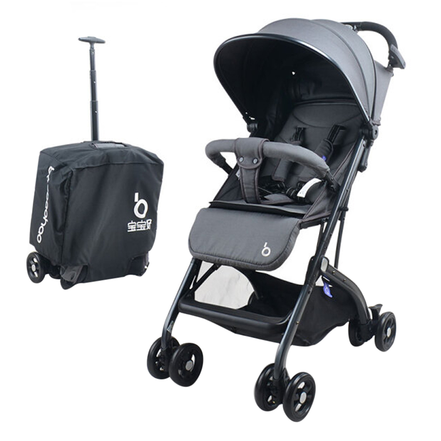 Xe Đẩy Trẻ Em Gấp Gọn Baobaohao QZ1 - Xám