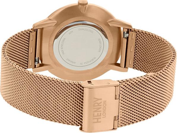 Đồng Hồ Nam Dây Thép Không Gỉ Henry London HL40-M-0254 Iconic (40mm)