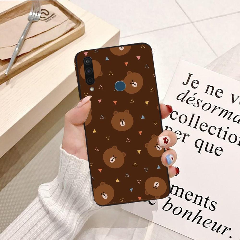 Ốp lưng dành cho điện thoại Vsmart Joy 3 Silicon dẻo hình Gấu Brown Dễ Thương