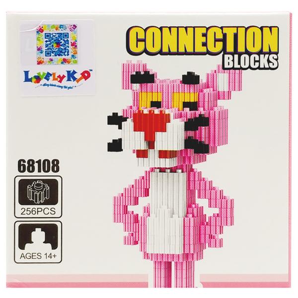 Đồ Chơi Lắp Ráp Mô Hình Nhân Vật Pink Panther - LinkGo 68108