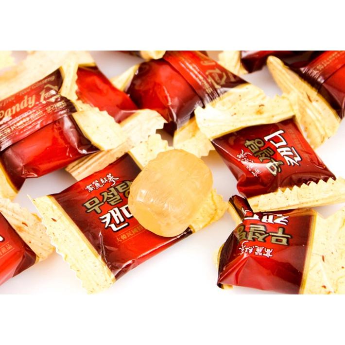 KẸO HỒNG SÂM KHÔNG ĐƯỜNG HÀN QUỐC 500GR (KOREA RED GINSENG FREE SUGER)