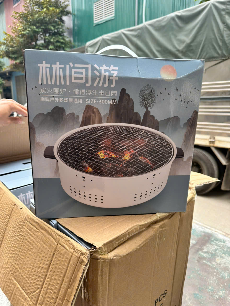 [KoSuyTu] Bếp Nướng Than Hoa Không Khói Tròn – Tiện Lợi, Gọn Gàng, Chuẩn Vị BBQ