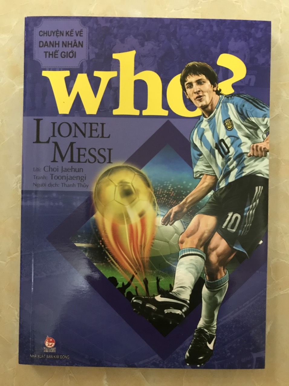 Combo06 cuốn: WHO? Chuyện kể về danh nhân thế giới: Lionel Messi, Pele, Michael Jordan, Usain Bolt, Michael Jackson, K-pop Twice