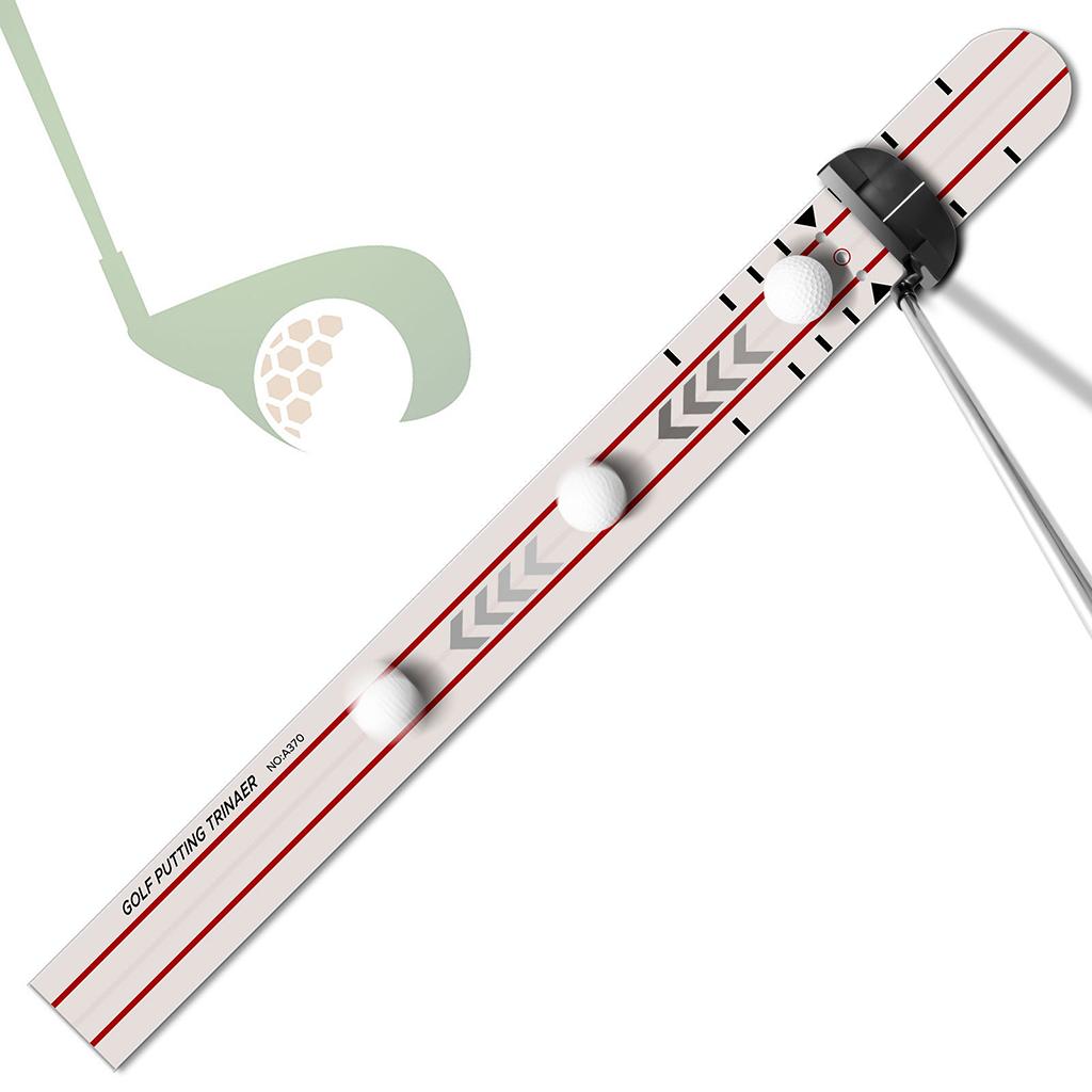 Golf Putting Alignment Portable Practice Putting Trainer for Indoor Chipping