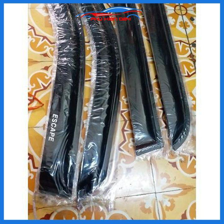 Vè che mưa ô tô Ford Escape Vè Đen, nhựa ABS cao cấp chắn mưa, cản bụi, trang trí xe hơi