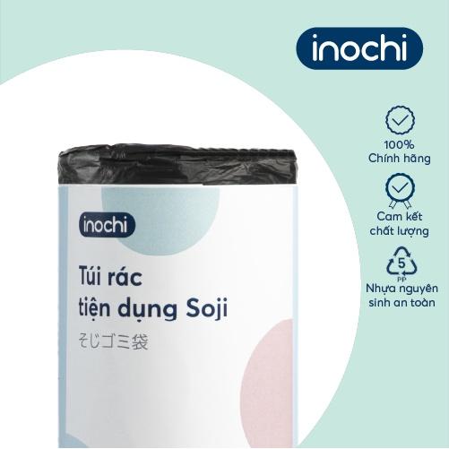 Túi rác tiện dụng Inochi - Soji 50L x 19 túi (Size L)có quai cầm