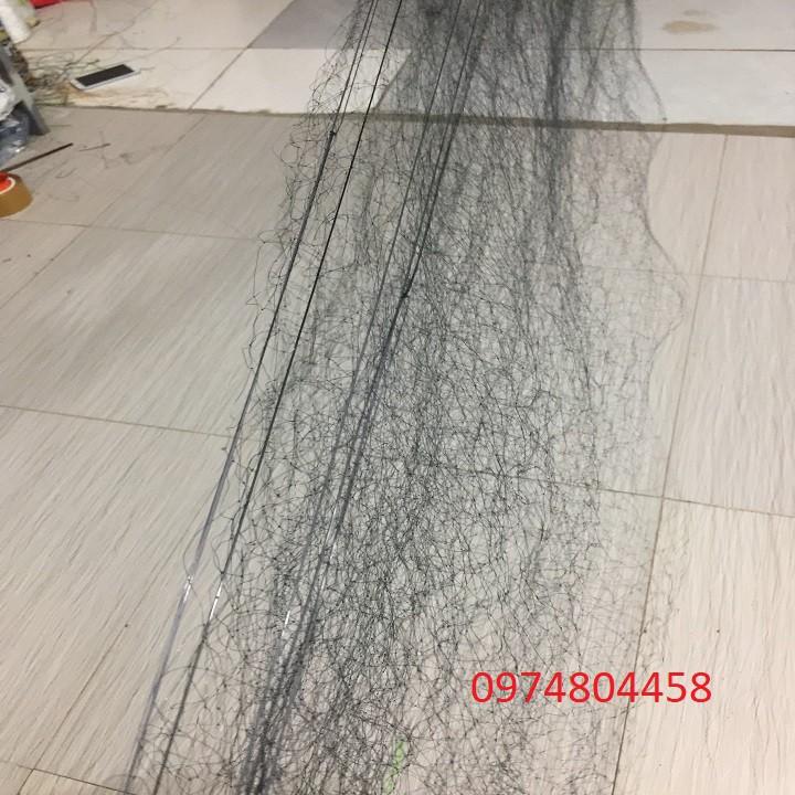 Lưới bẫy chim cò, Lưới được chia thành 5 dây 4 túi, loại 50m shop đã thu túi và chia 3 cọc.