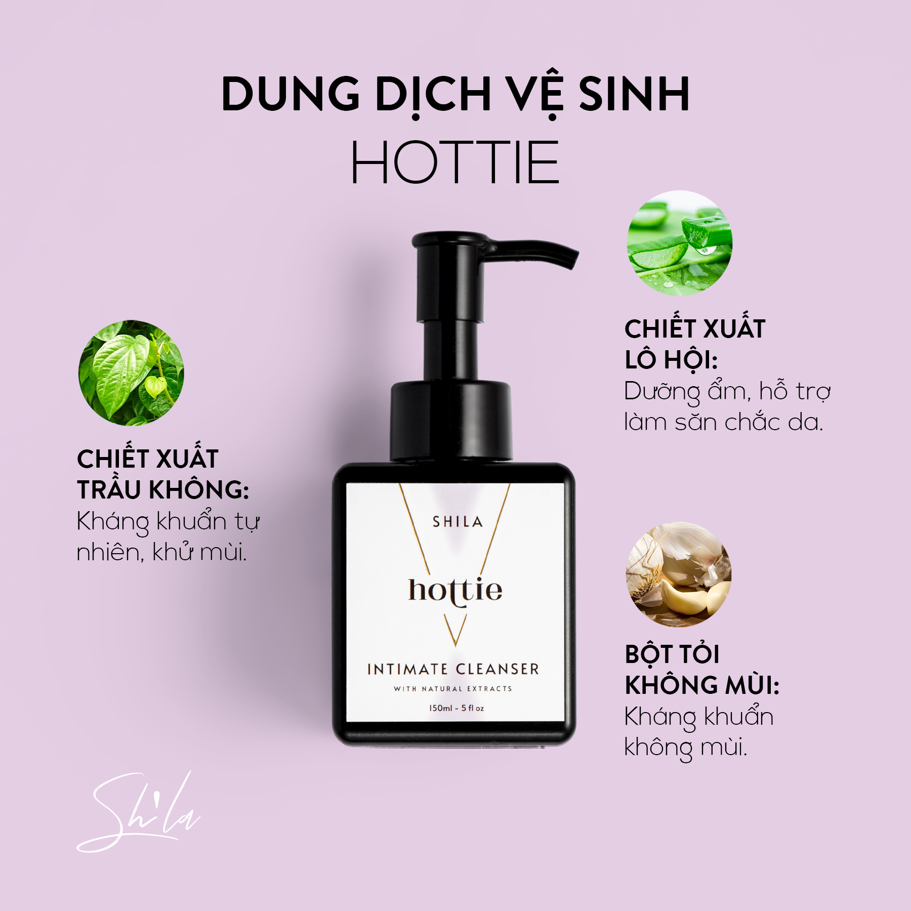 Dung dịch vệ sinh hương quyến rũ - Shila Cleanser Hottie