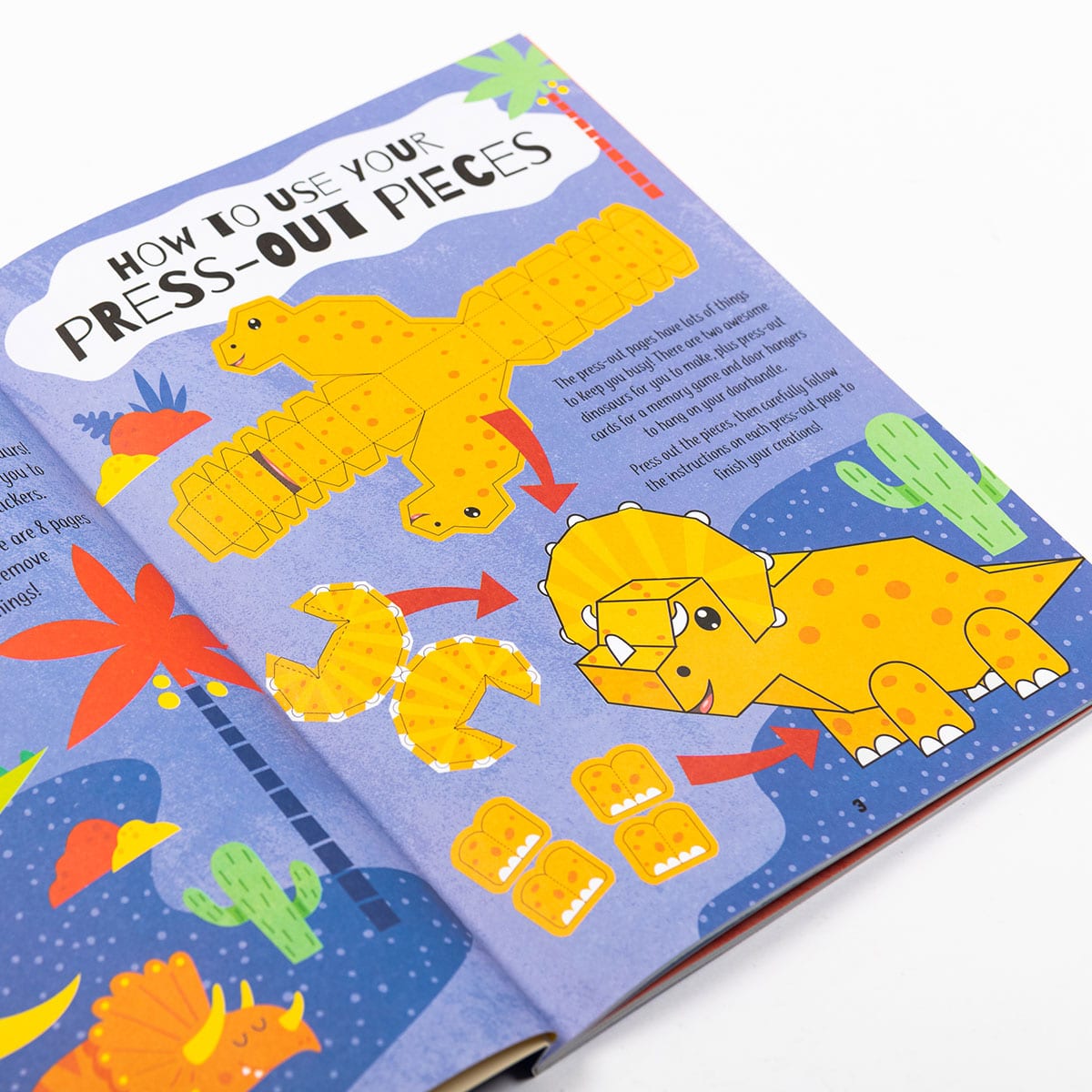 Make This! Dinosaurs - Bubble Sticker Activity Book