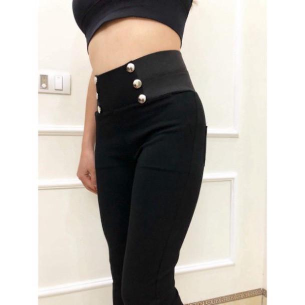 Quần legging cạp cao 6 đinh