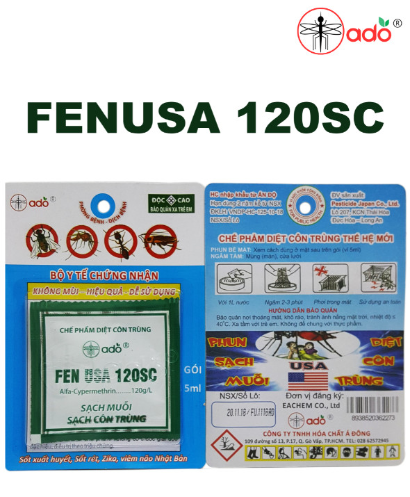 Thuốc diệt muỗi và côn trùng Fen USA 120SC