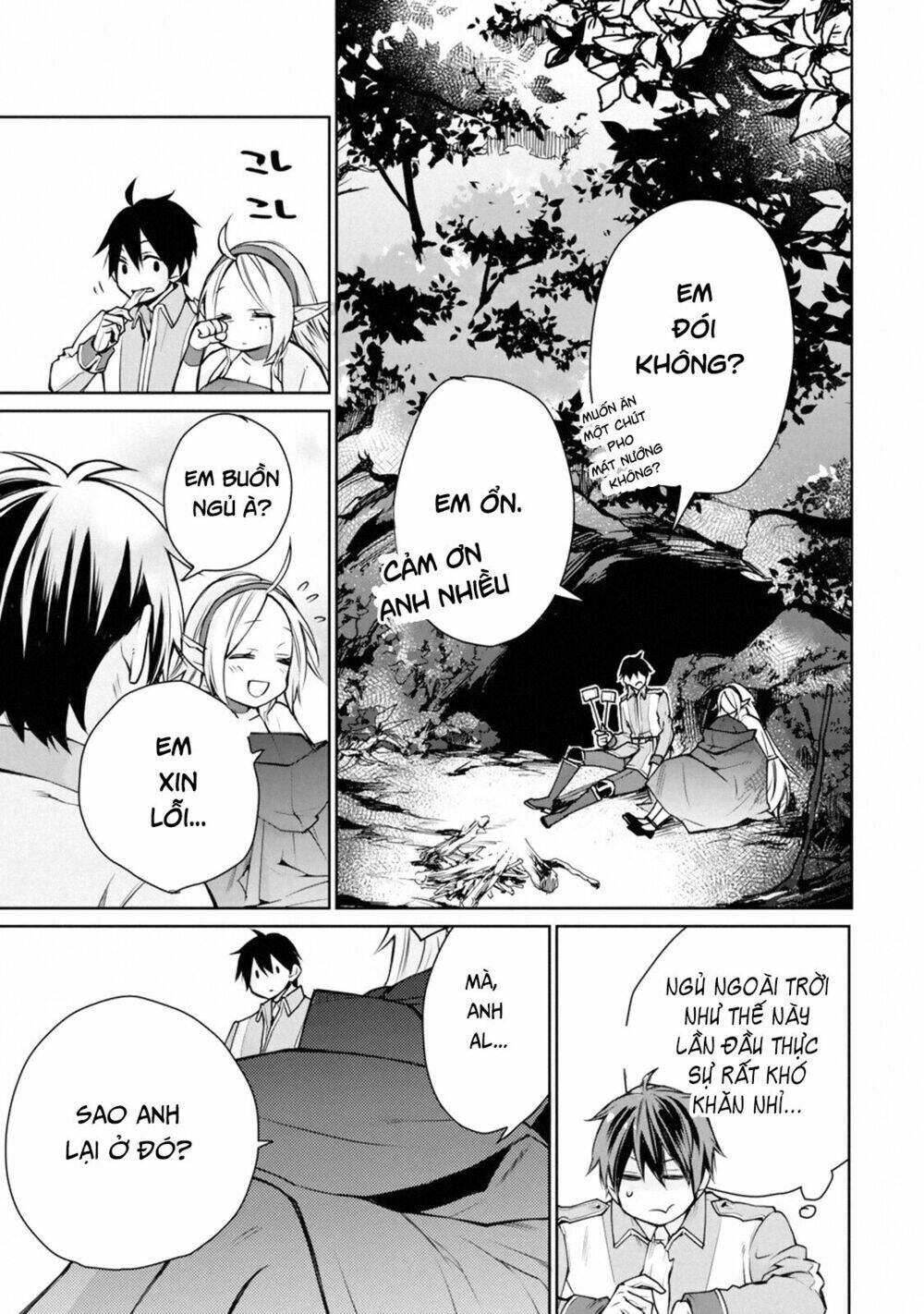 tôi đã từng là một pháp sư bá đạo cho đến khi ăn phải mũi tên vào đầu gối và trở thành một người bảo chapter 1.3 17