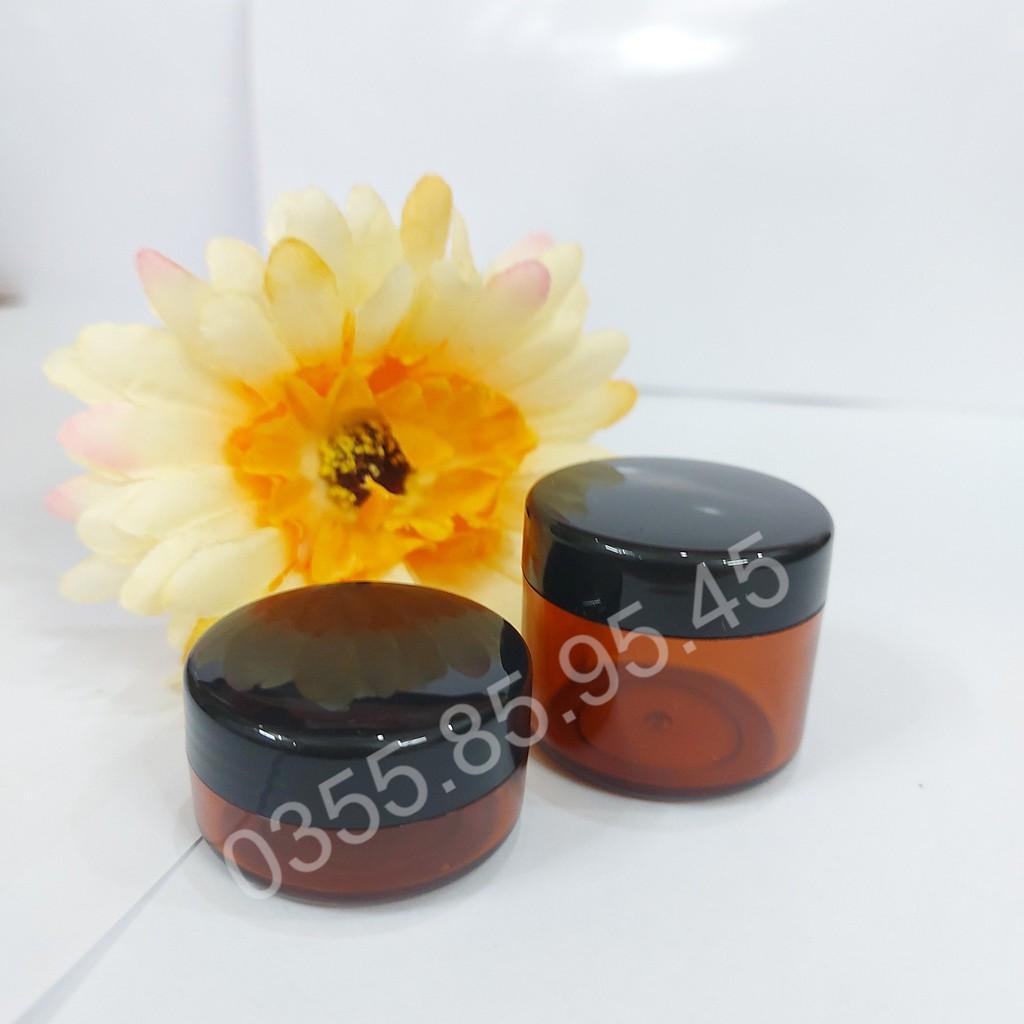 Hũ nhựa tròn XỊN 10g 15g 20g chiết mỹ phẩm - Hủ tròn mỹ phẩm du lịch