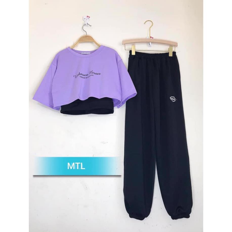 Set áo croptop màu xinh