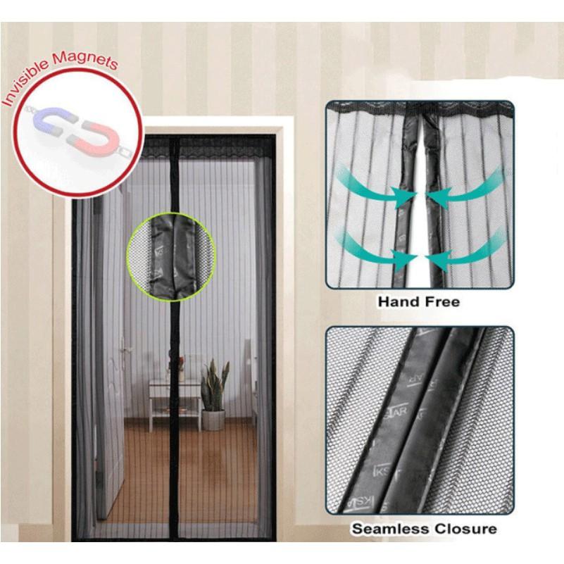 Home and Garden - Rèm cửa tự động rèm cửa chống muỗi côn trùng gắn bằng từ tính nam châm -