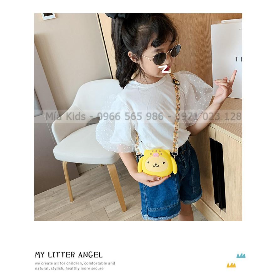Túi chéo Silicon nhỏ hình ngộ nghĩnh- Túi cho bé gái, túi mini