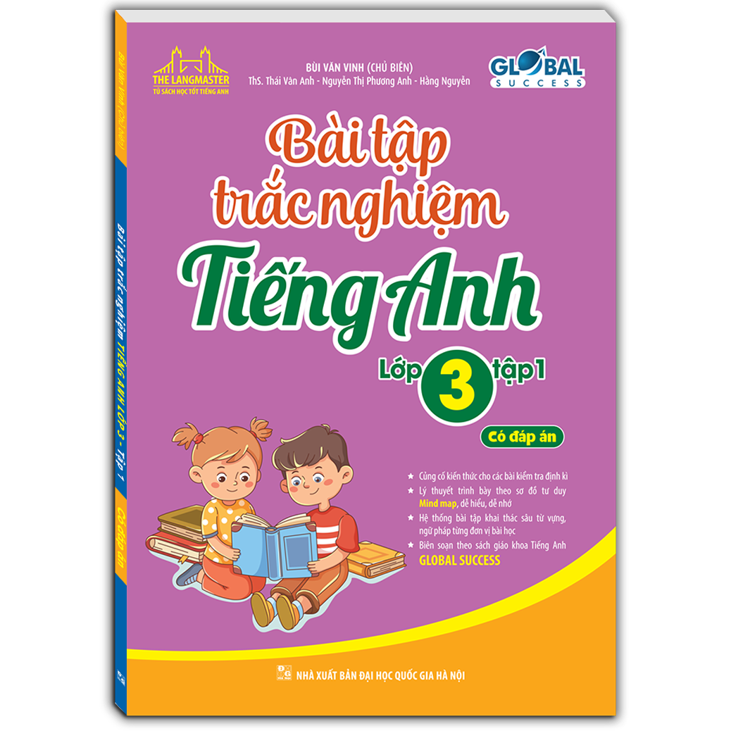 GLOBAL SUCCESS - Bài Tập Trắc Nghiệm Tiếng Anh Lớp 3 Tập 1 - Có đáp án